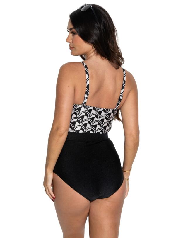 Pour Moi Casablanca Strapless Belted Tummy Control Swimsuit Mono
