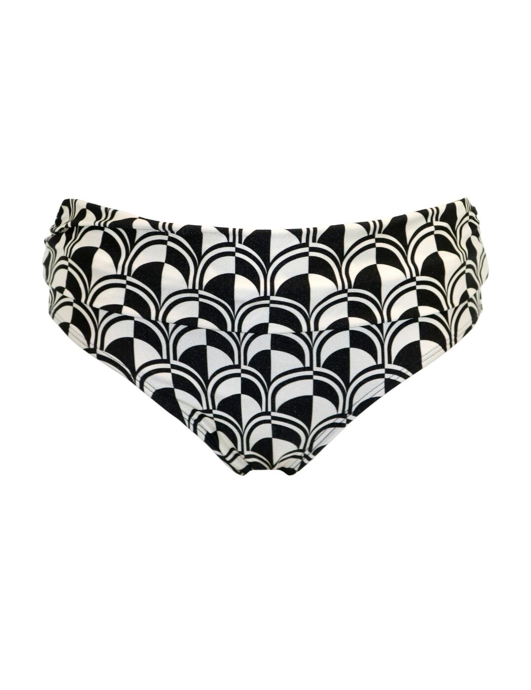 Pour Moi Casablanca Bikini Brief Bottoms Fold Over Shine Womens Swimwear 24403 - Picture 18 of 22