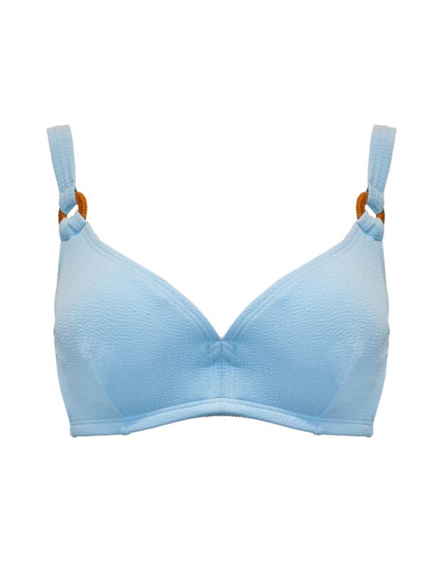 Pour Moi Cali Hidden Underwire Bikini Top Ocean Blue