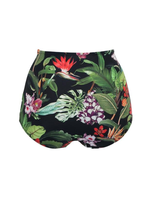 Pour Moi Palermo Tummy Control Bikini Brief Black Tropical