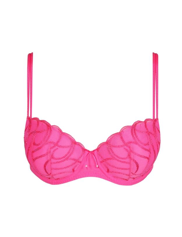 Marie Jo Heleen Padded Balcony Bra Hollywood Pink 