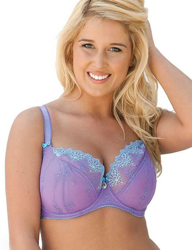 CK3401 Curvy Kate Jewel Balcony Bra Violet/Topaz - 3401 Balcony Bra