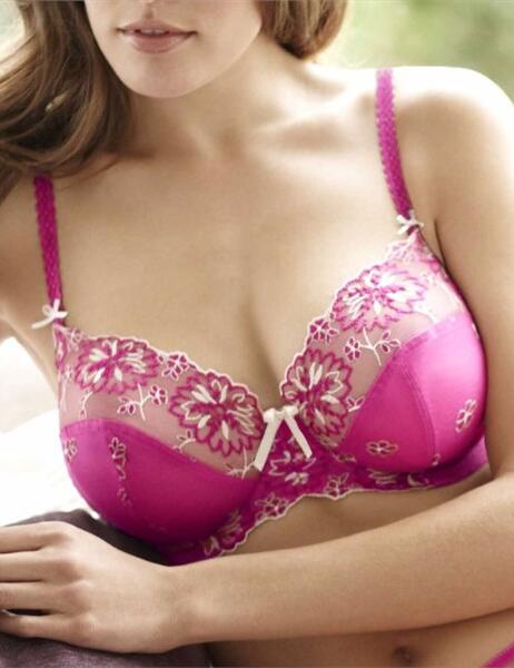5051 Panache Ariza Balcony Bra Pink - 5051 Balcony Bra