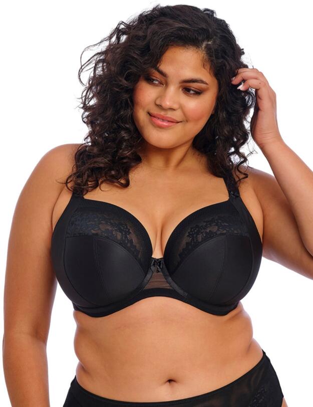 Elomi Nerina Underwired Plunge Bra Black 