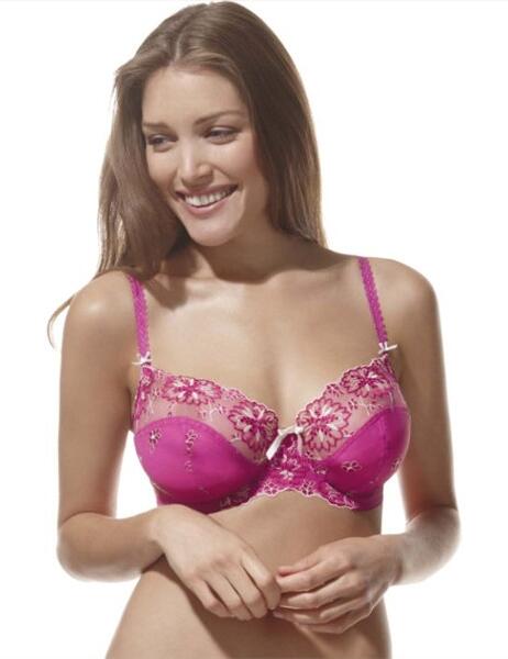 5051 Panache Ariza Balcony Bra Pink - 5051 Balcony Bra