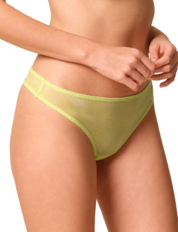 Gossard Glossies Thong Sunny Lime 