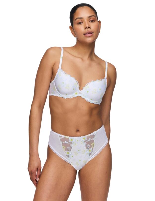 Marie Jo Chen Padded Heartshape Bra White Yacht 