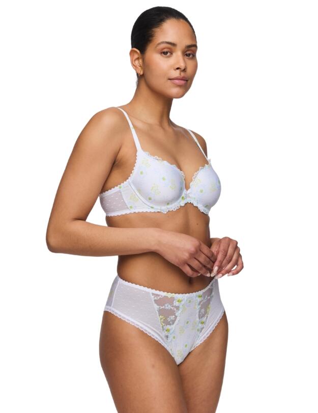Marie Jo Chen Padded Heartshape Bra White Yacht 