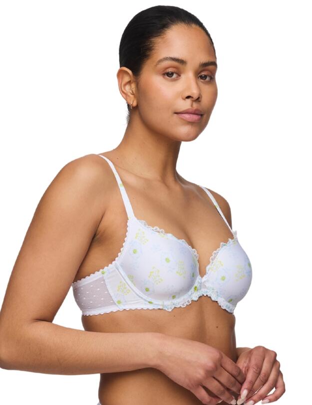 Marie Jo Chen Padded Heartshape Bra White Yacht 