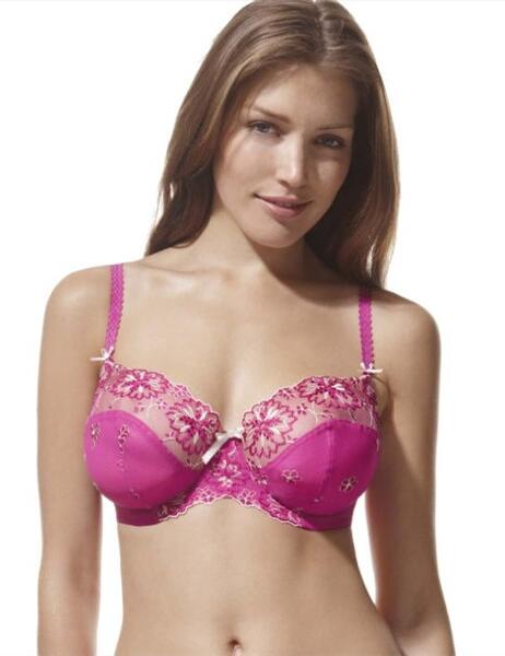 5051 Panache Ariza Balcony Bra Pink - 5051 Balcony Bra