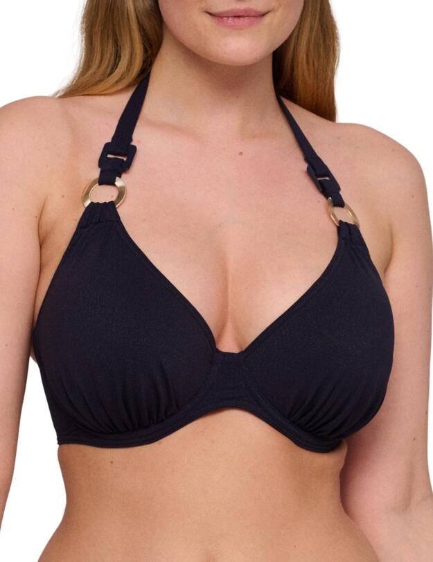Prima Donna Swim Pinner Half Padded Plunge Bikini Top Dasling Sky 