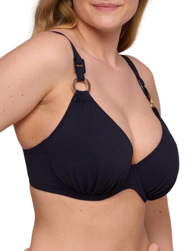 Prima Donna Swim Pinner Half Padded Plunge Bikini Top Dasling Sky 