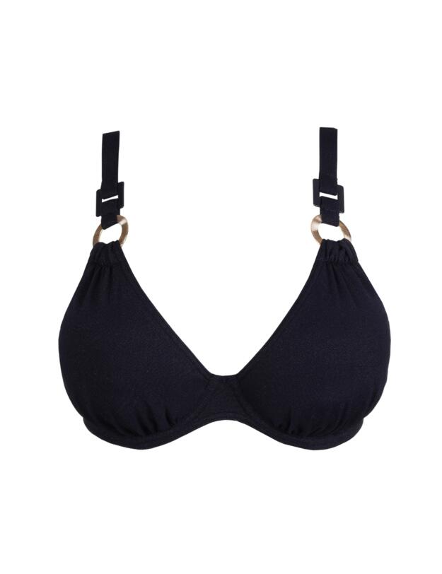 Prima Donna Swim Pinner Half Padded Plunge Bikini Top Dasling Sky 