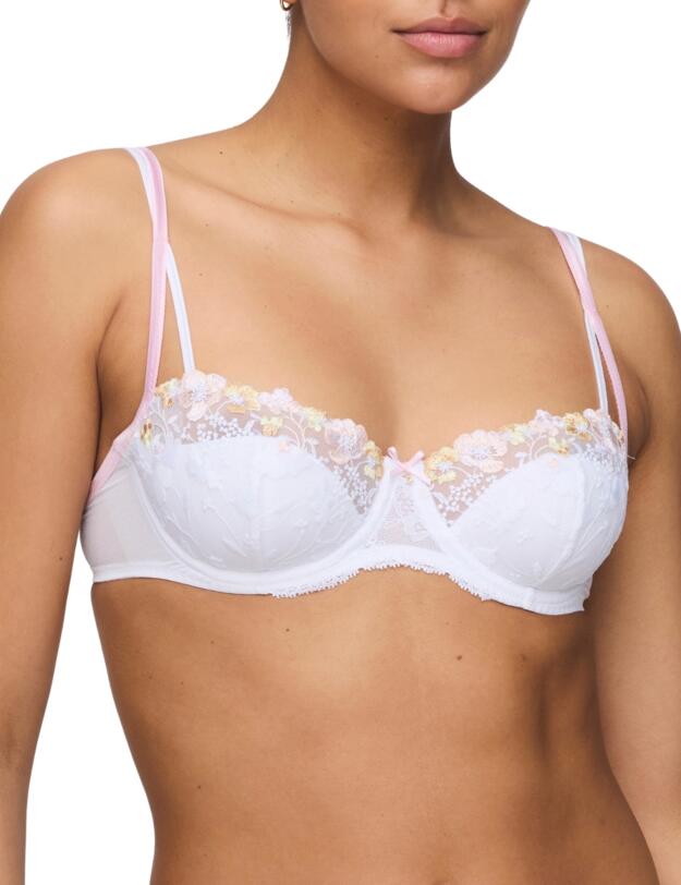 Marie Jo Lizelot Half-Padded Balcony Bra White 