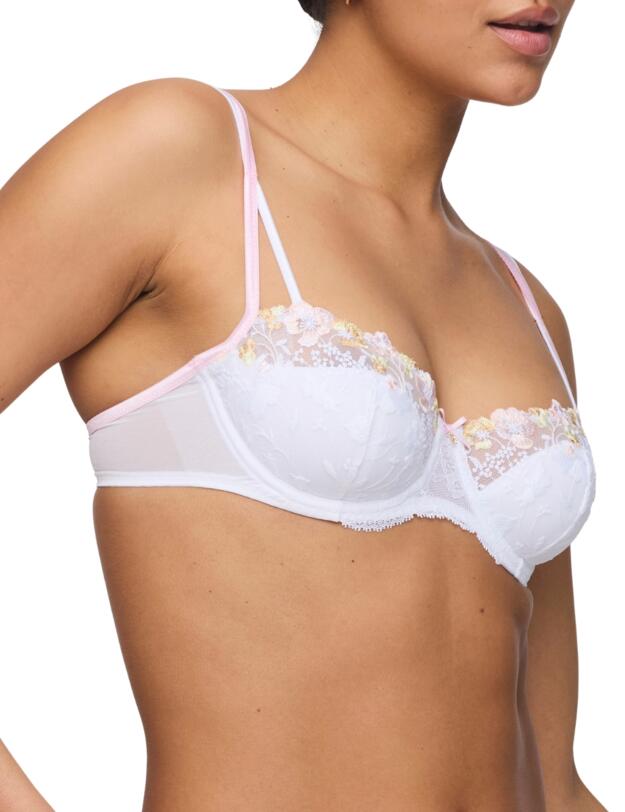 Marie Jo Lizelot Half-Padded Balcony Bra White 