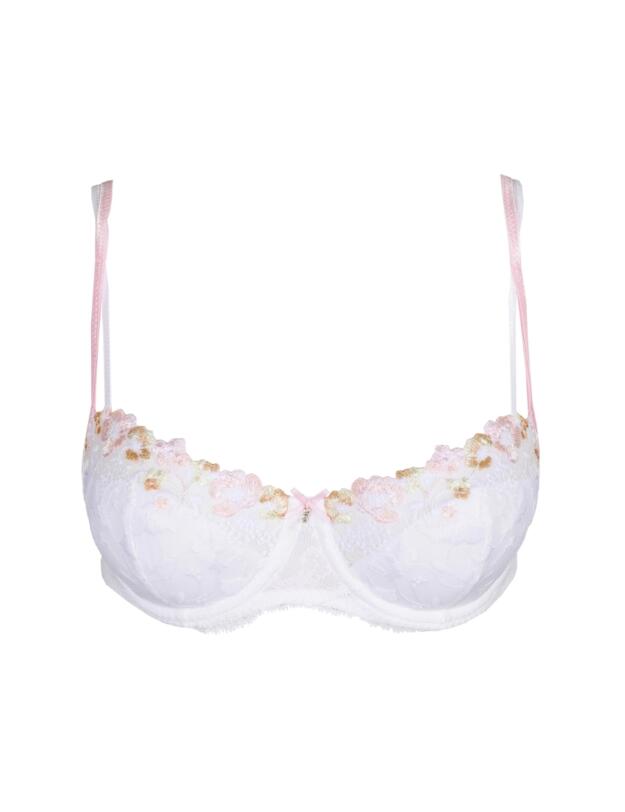 Marie Jo Lizelot Half-Padded Balcony Bra White 