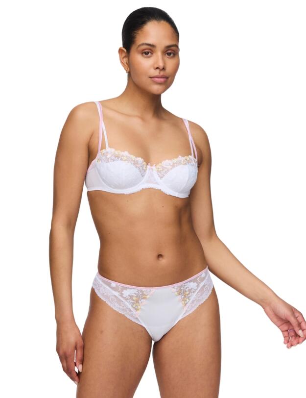 Marie Jo Lizelot Half-Padded Balcony Bra White 