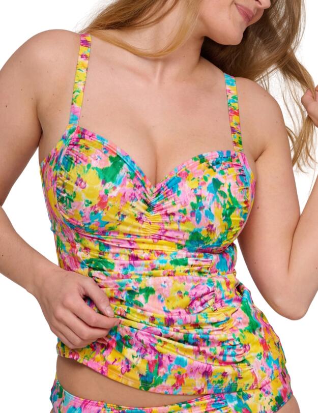 Prima Donna Swim Ubud Full Cup Tankini Top Sun Glow