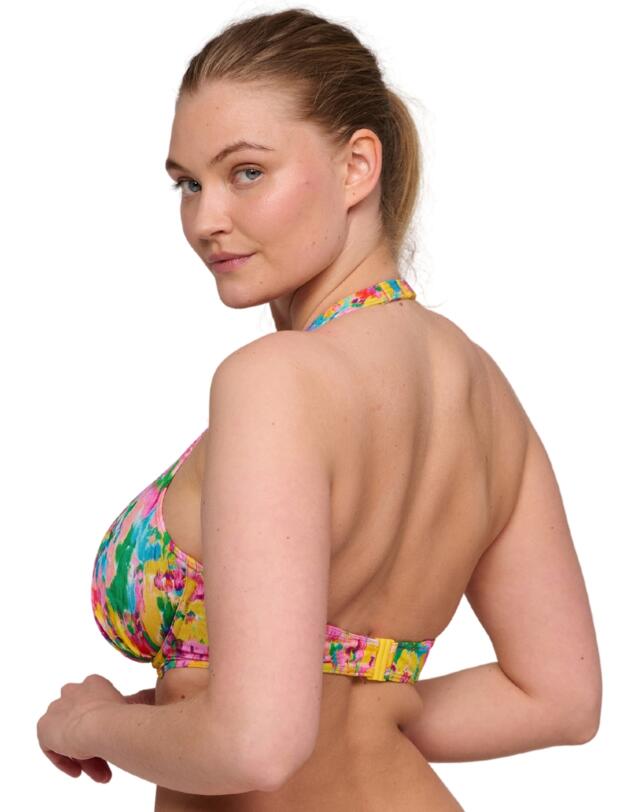 Prima Donna Ubud Half Padded Plunge Bikini Top Sun Glow