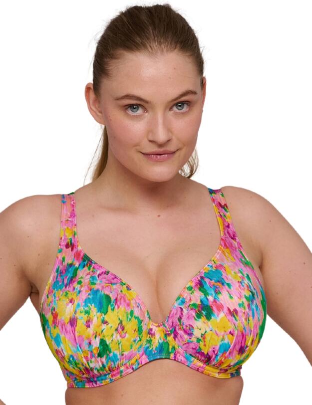 Prima Donna Ubud Half Padded Plunge Bikini Top Sun Glow
