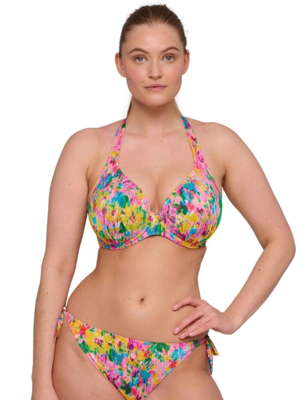 Prima Donna Ubud Half Padded Plunge Bikini Top Sun Glow