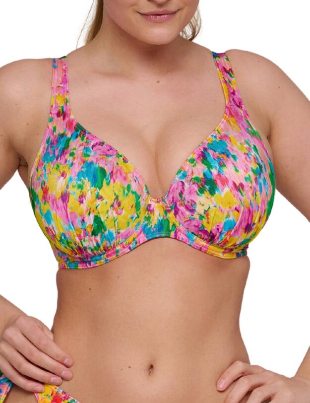 Prima Donna Ubud Half Padded Plunge Bikini Top Sun Glow