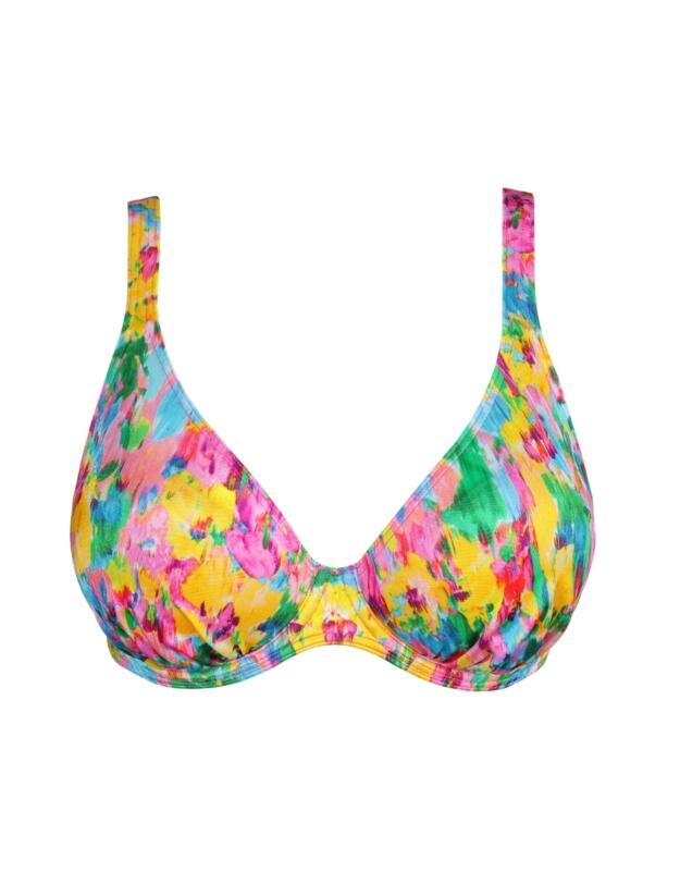 Prima Donna Ubud Half Padded Plunge Bikini Top Sun Glow
