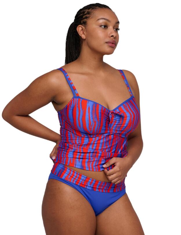 Prima Donna Swim Skudai Padded Full Cup Tankini Top Wild Stripes