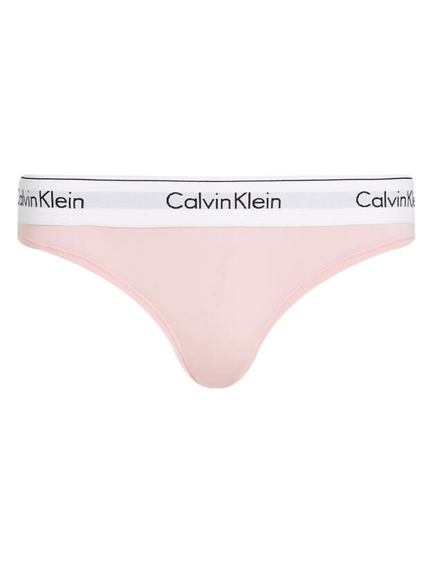 Calvin Klein Icon Cotton Thong Buff Pink 