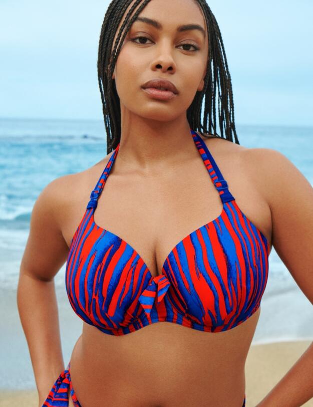 Prima Donna Swim Skudai Padded Heartshape Bikini Top Wild Stripes