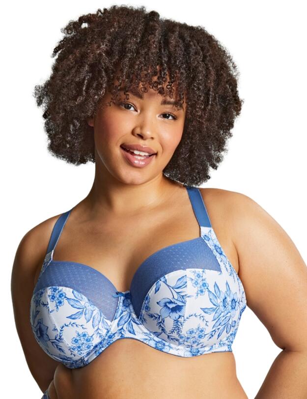 Sculptresse by Panache Bliss Full Cup Bra Blue Floral