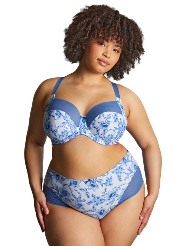 Sculptresse by Panache Bliss Full Cup Bra Blue Floral