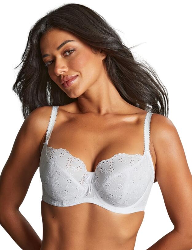 Panache Charlotte Balcony Bra White 