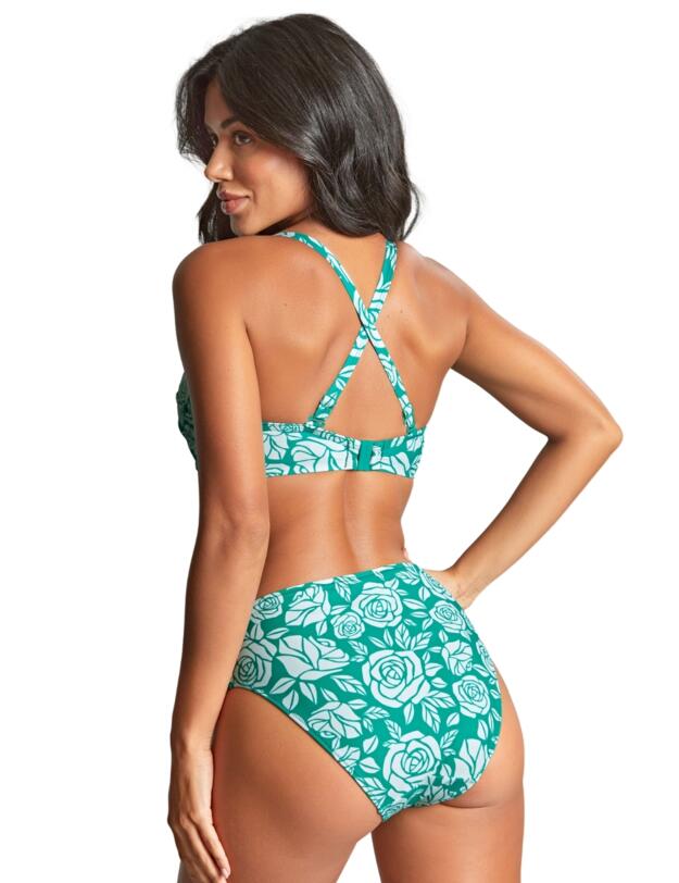 Panache English Rose Midi Bikini Brief English Rose Print 