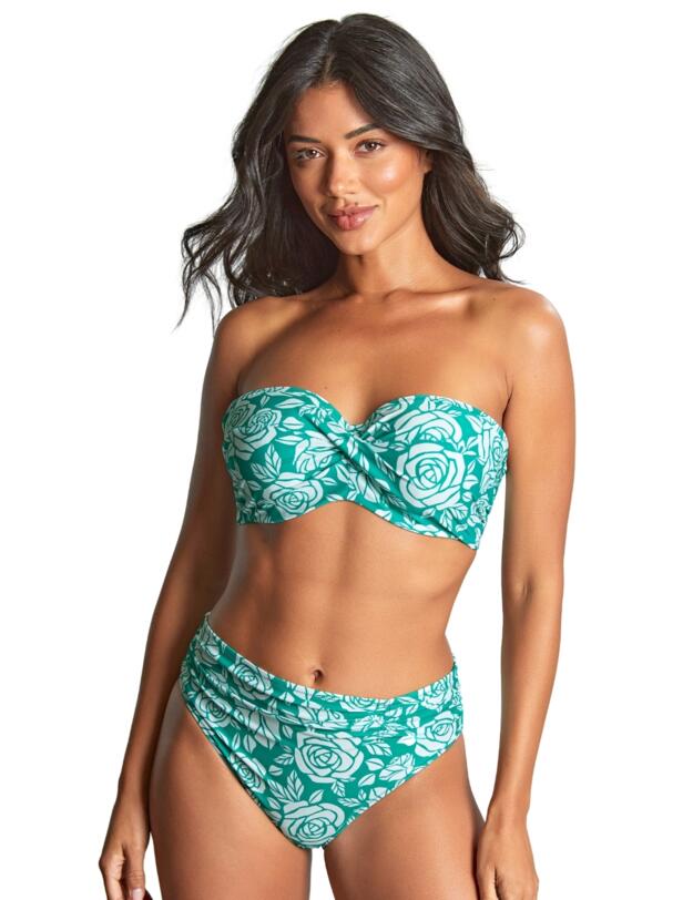Panache English Rose Midi Bikini Brief English Rose Print 