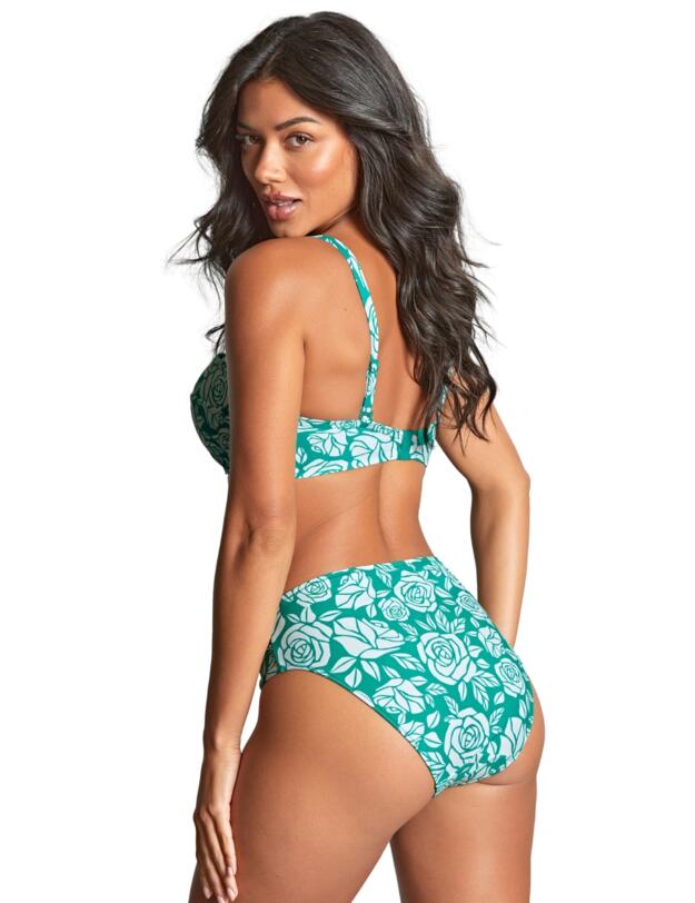 Panache English Rose Midi Bikini Brief English Rose Print 