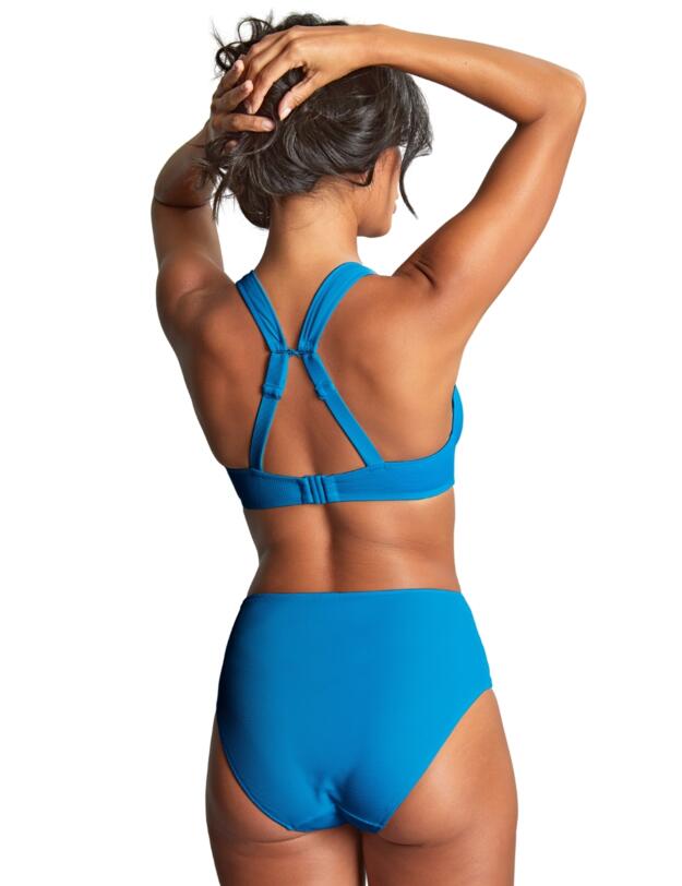 Panache Aurora High Waisted Bikini Brief Aurora Blue