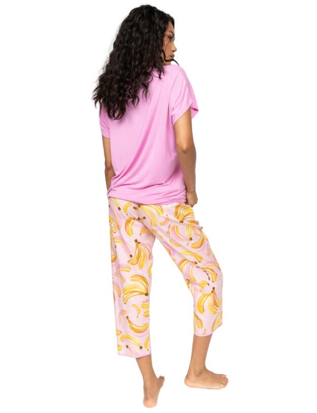 Cyberjammies Betsy Slouch Jersey Pyjama Top Light Pink Mix 
