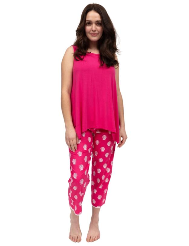 Cyberjammies Sofia Jersey Relaxed Vest Bright Pink