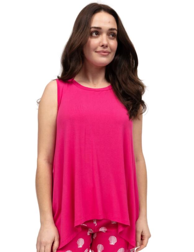 Cyberjammies Sofia Jersey Relaxed Vest Bright Pink