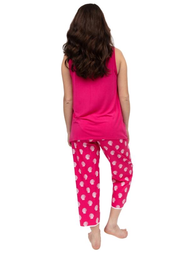Cyberjammies Sofia Jersey Relaxed Vest Bright Pink