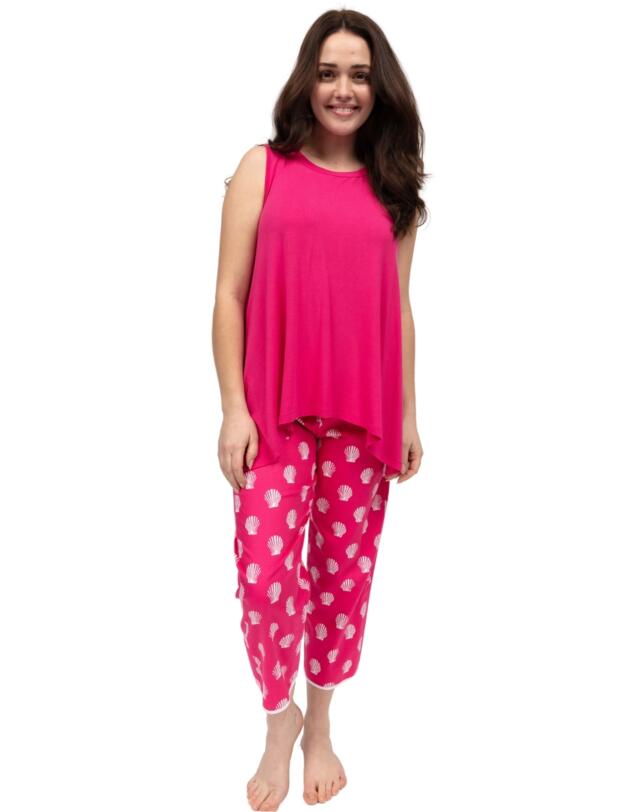 Cyberjammies Sofia Jersey Relaxed Vest Bright Pink