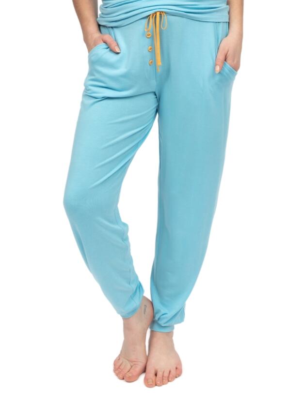 Cyberjammies Paige Jersey Pyjama Bottoms Light Blue 