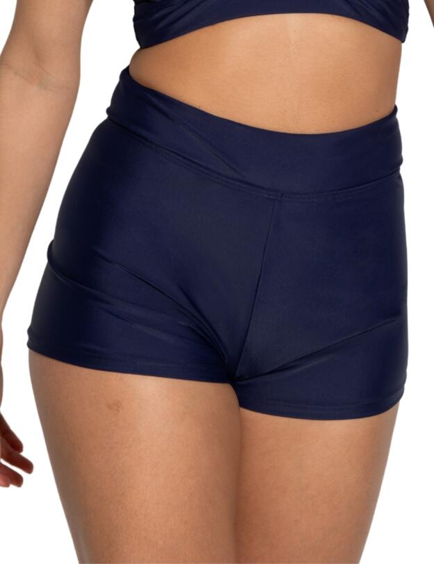 Pour Moi Space High Waist Short Brief Navy