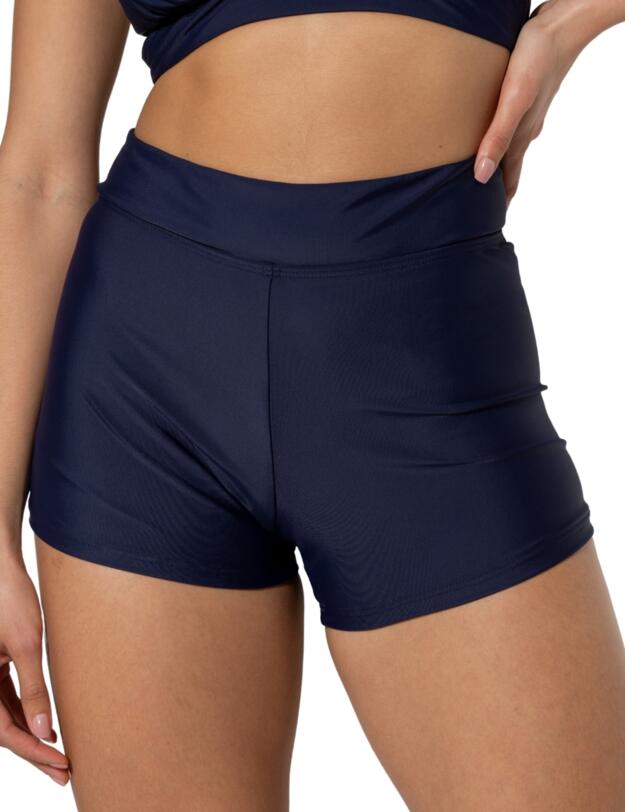 Pour Moi Space High Waist Short Brief Navy