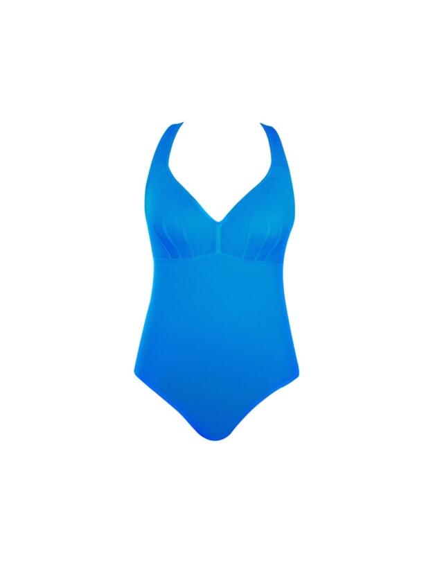Panache Aurora Lara Plunge Swimsuit Aurora Blue 