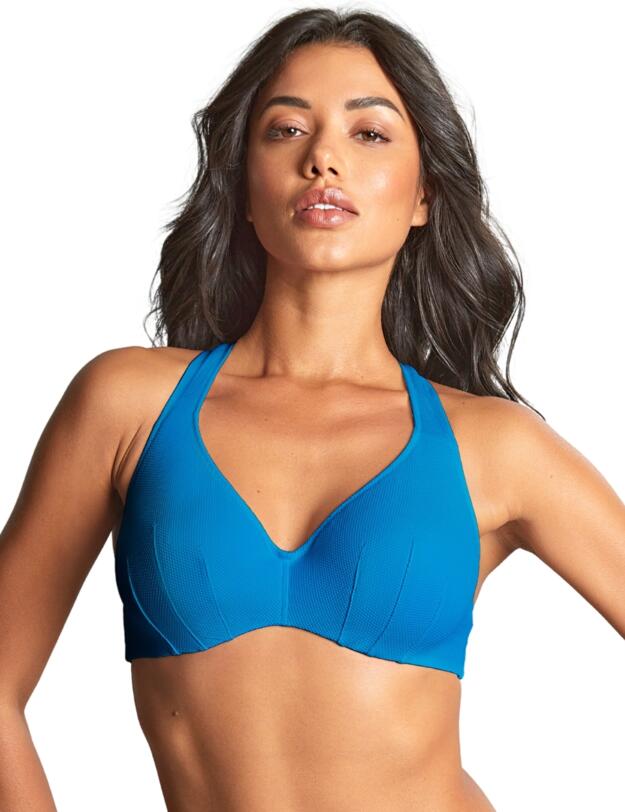 Panache Aurora Jennifer Plunge Bikini Top Aurora Blue 