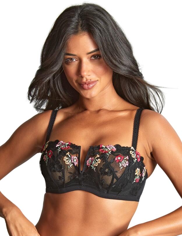 Panache Ottilie Low Balcony Bra Black 