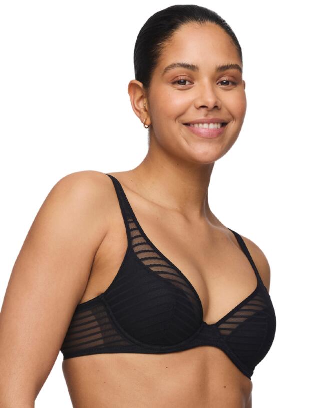 Marie Jo Basyl Half-Padded Plunge Bra Black 