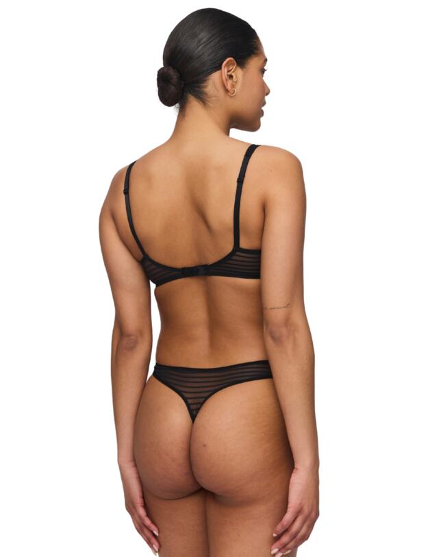 Marie Jo Basyl Half-Padded Plunge Bra Black 